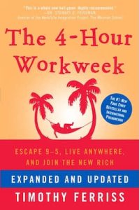 The 4-Hour Workweek book cover (by Tim Ferriss)